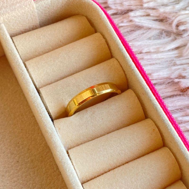 ALIANÇA QUINA ITALIANA 4MM - AL082501 - 22