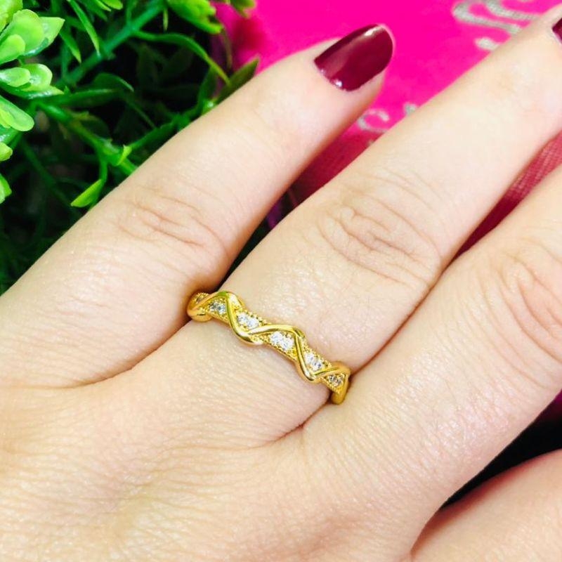 ANEL EM OURO - 18 - AN102523