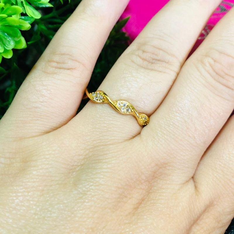 ANEL EM OURO - 22 - AN102522