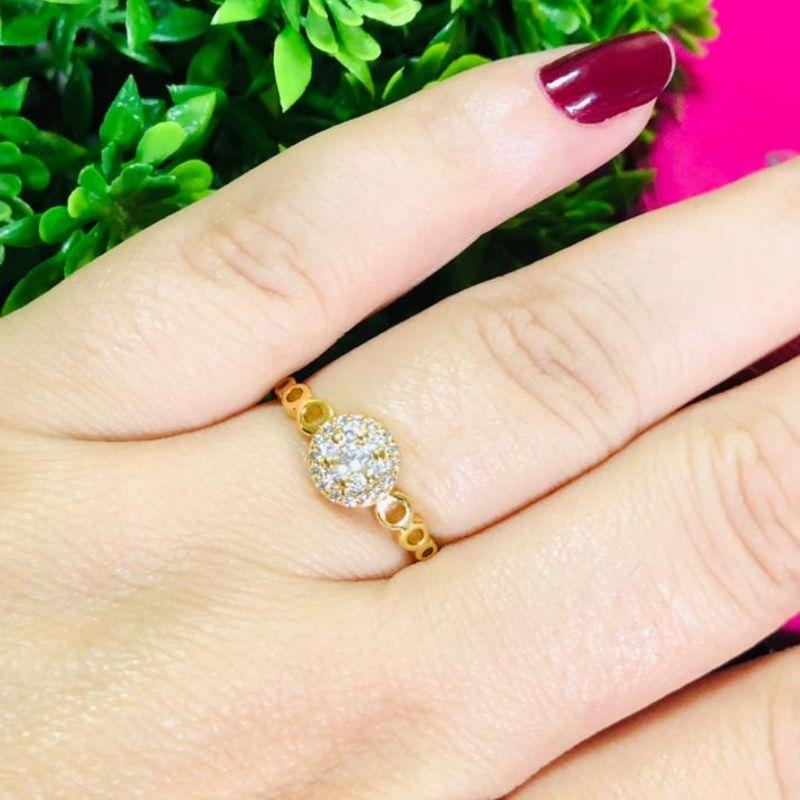 ANEL EM OURO - 24 - AN102521
