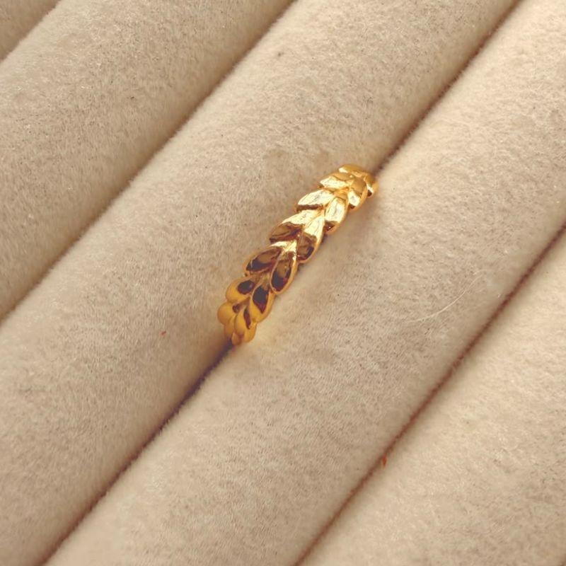 ANEL EM OURO - Nº 16 - AN072611