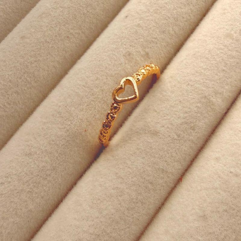 ANEL EM OURO - Nº 18 - AN072605