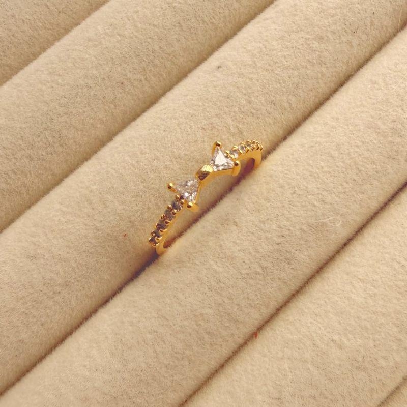 ANEL EM OURO - Nº 18 - AN072629