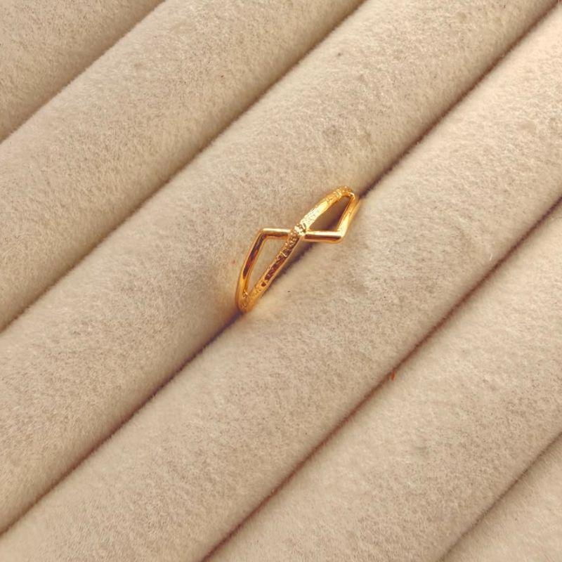 ANEL EM OURO - Nº 22 - AN072609