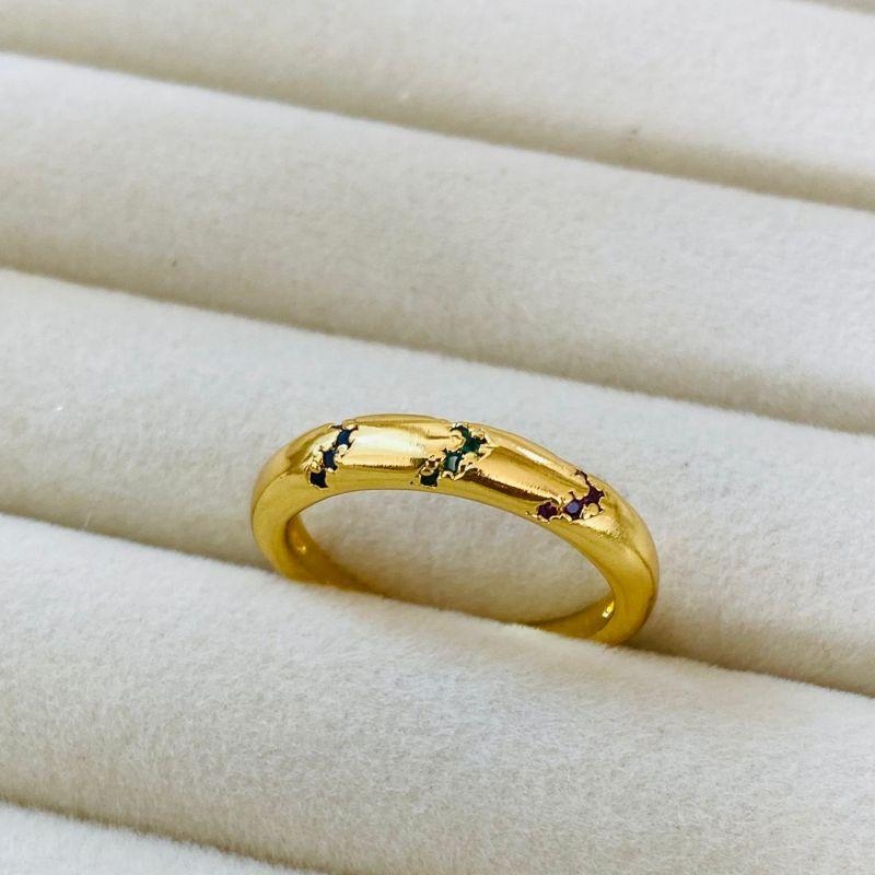 ANEL EM OURO - Nº 22 - AN112528