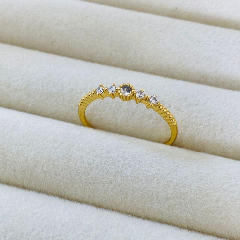 ANEL EM OURO - Nº 22 - AN112543