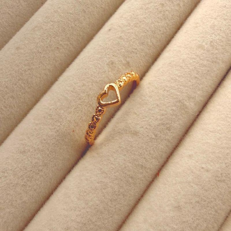 ANEL EM OURO - Nº 24 - AN072605