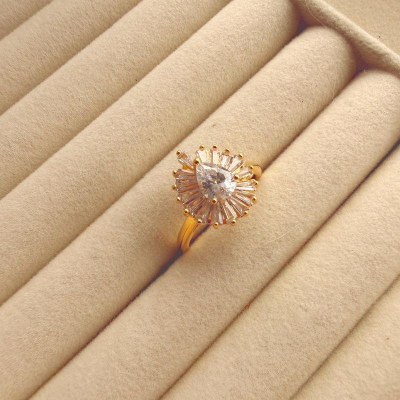 ANEL EM OURO - Nº 24 - AN072640