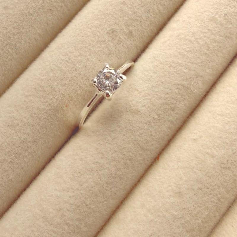 ANEL EM PRATA - Nº 16 - AN072616