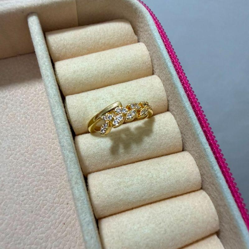 ANEL SEMIJOIA OURO N° 14 - AN5260232