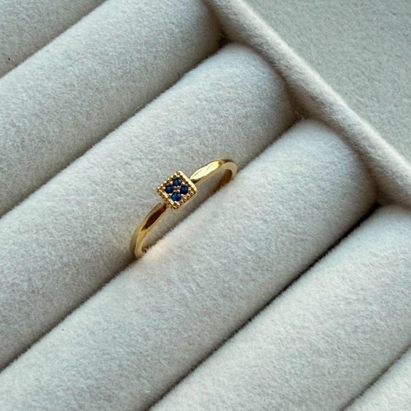ANEL SEMIJOIA OURO N° 14 - AN5260233