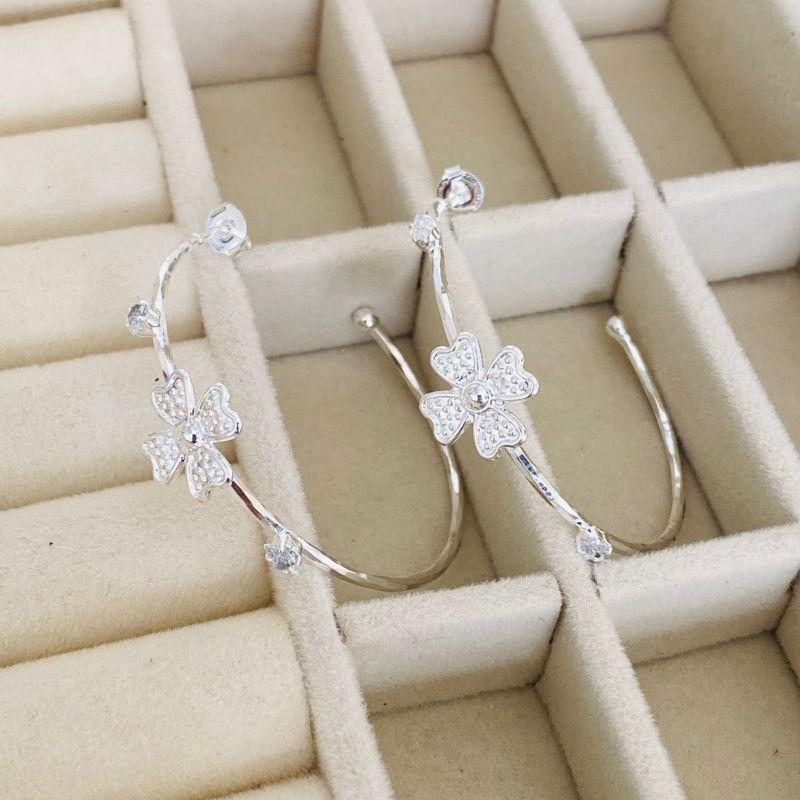 ARGOLA GRANDE EM PRATA - AG022608