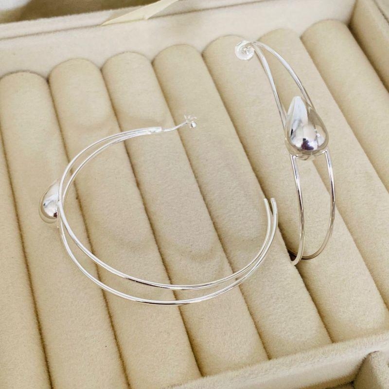 ARGOLA GRANDE EM PRATA - AG122506