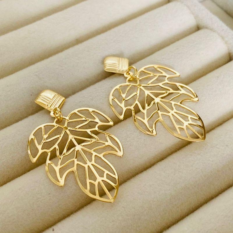 BRINCO GRANDE EM OURO - BG122507