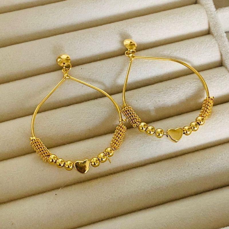 BRINCO GRANDES EM OURO - BG112515