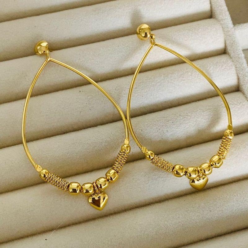 BRINCO GRANDES EM OURO - BG112518