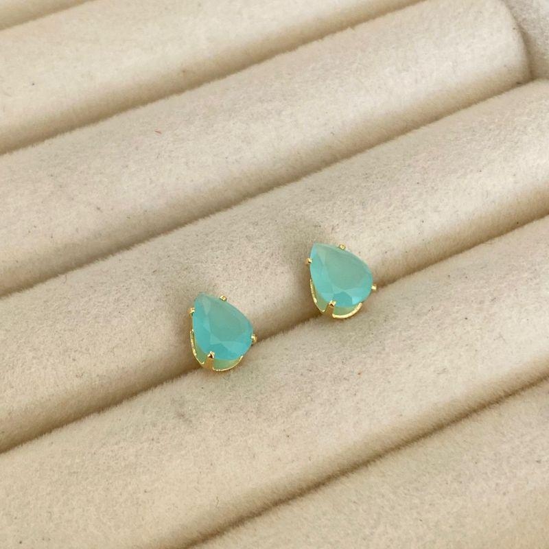 BRINCO PEQ EM OURO - VERDE AGUA- BP062661