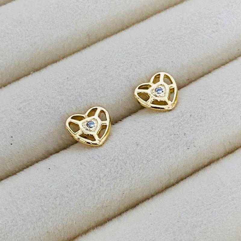 BRINCO PEQUENO EM OURO - BP122588