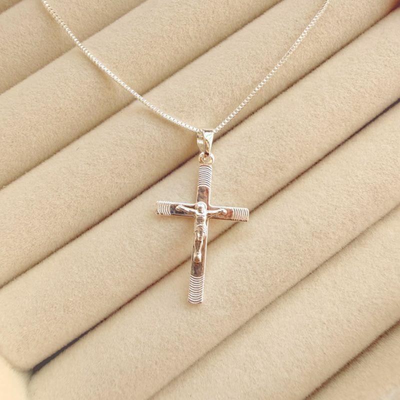 CORRENTE MAS C/ PING EM PRATA - CP072608