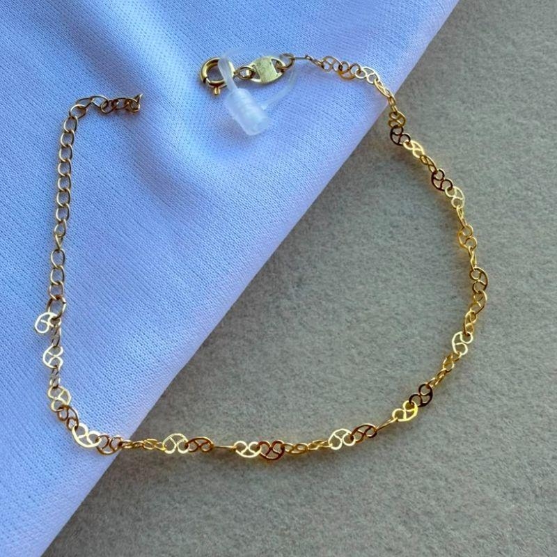 PULSEIRA FEM SEMIJOIA EM OURO - PF577027