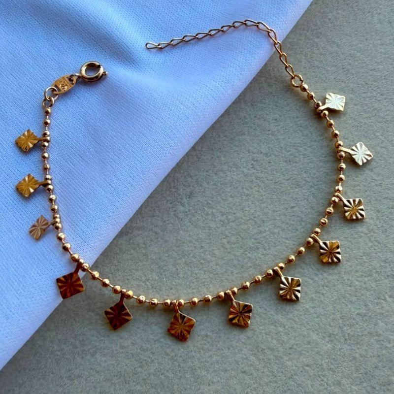 PULSEIRA FEM SEMIJOIA EM OURO - PF577033