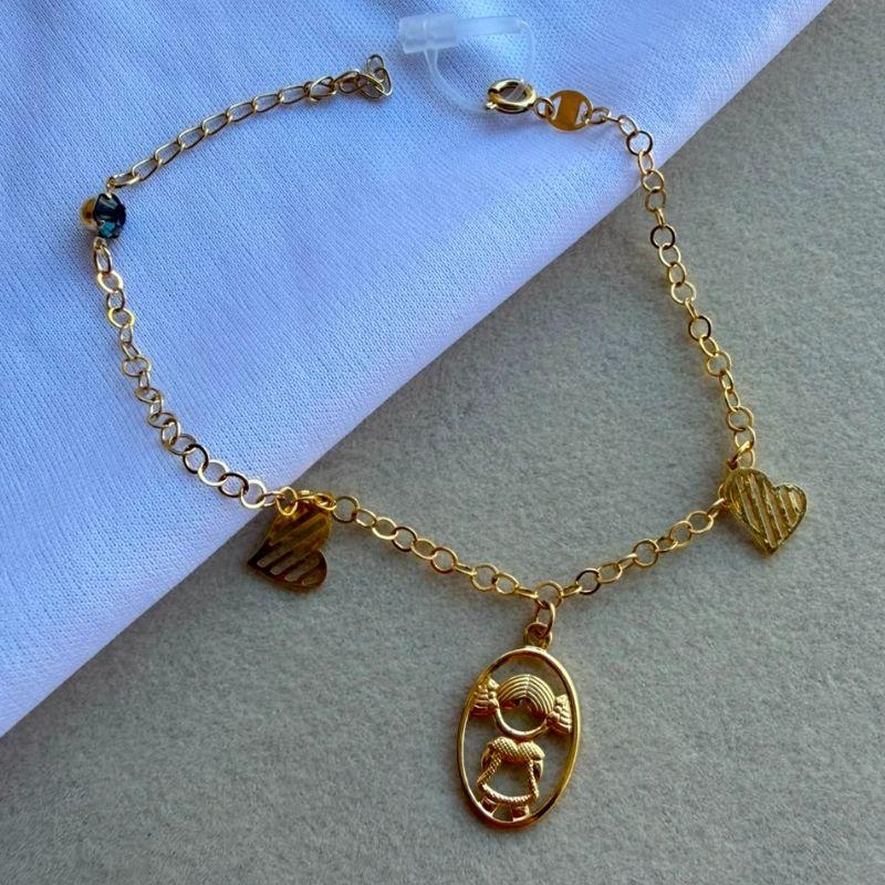 PULSEIRA FEM SEMIJOIA EM OURO - PF577038