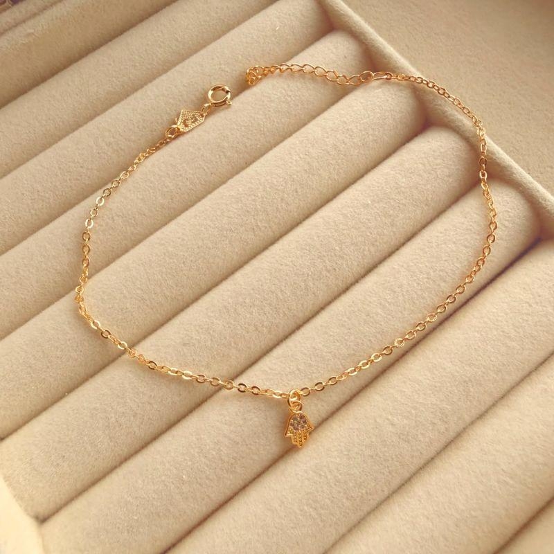 TORNOZELEIRA EM OURO - TZ072609