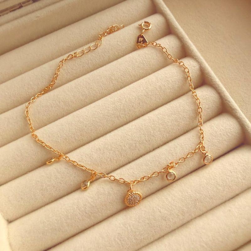 TORNOZELEIRA EM OURO - TZ072617