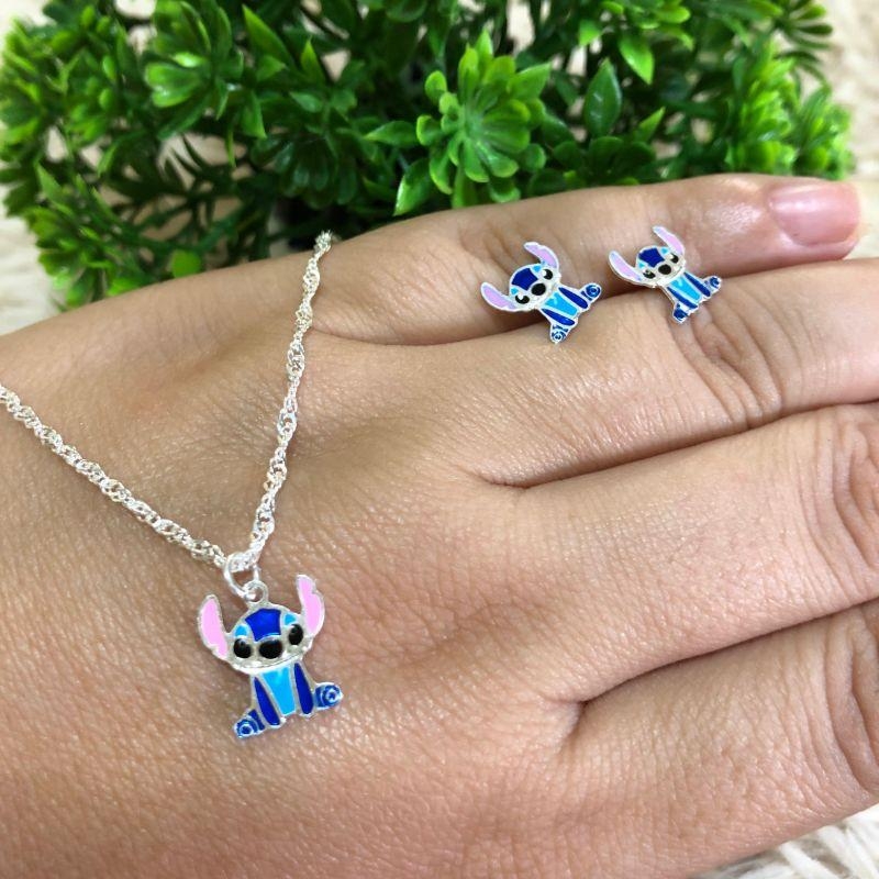 CONJUNTO STITCH PRATA - CI052502