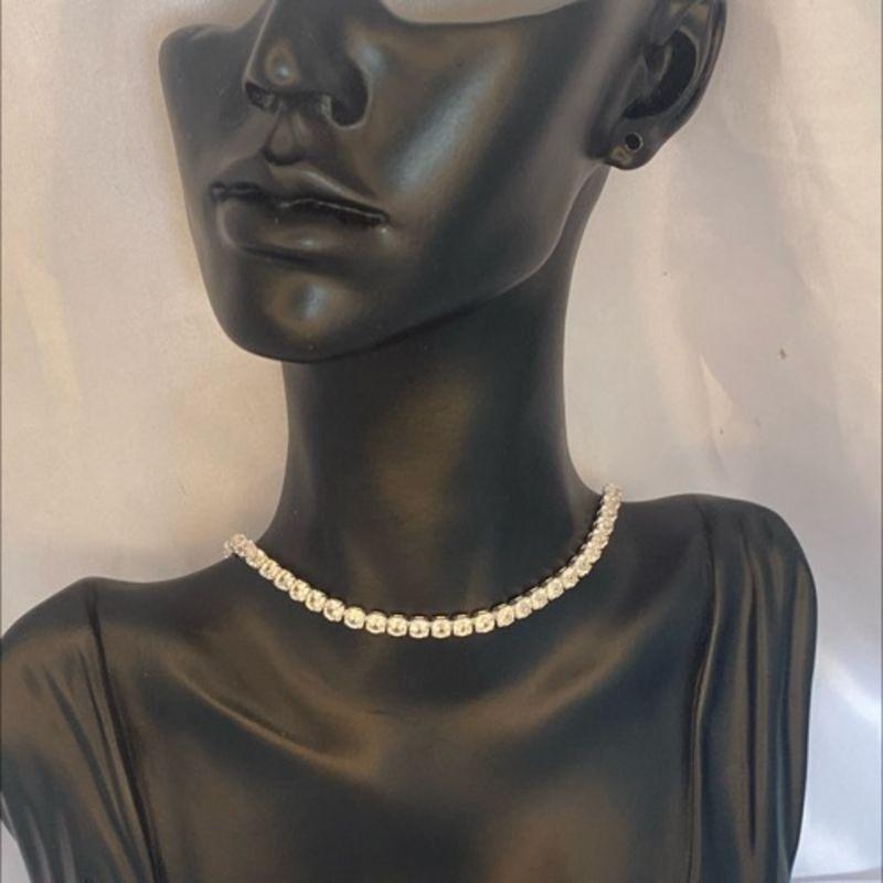 CHOCKER REVIEIRA EM PRATA - CK122401