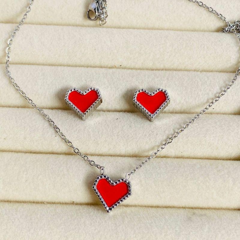 CONJUNTO EM AÇO - VERMELH0 - CJ032610