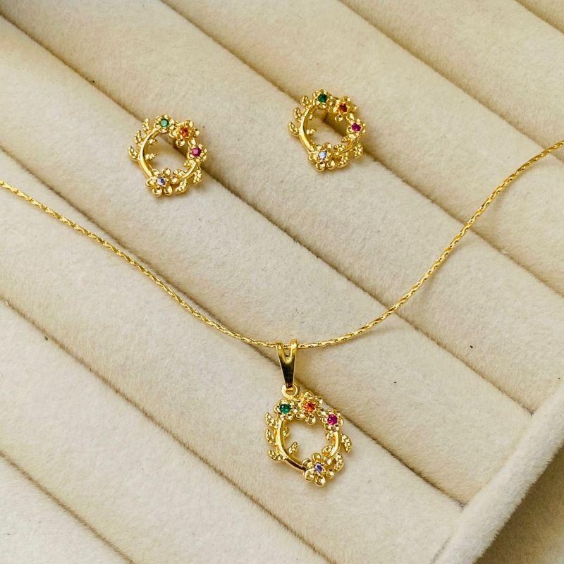 CONJUNTO EM OURO - CJ022607