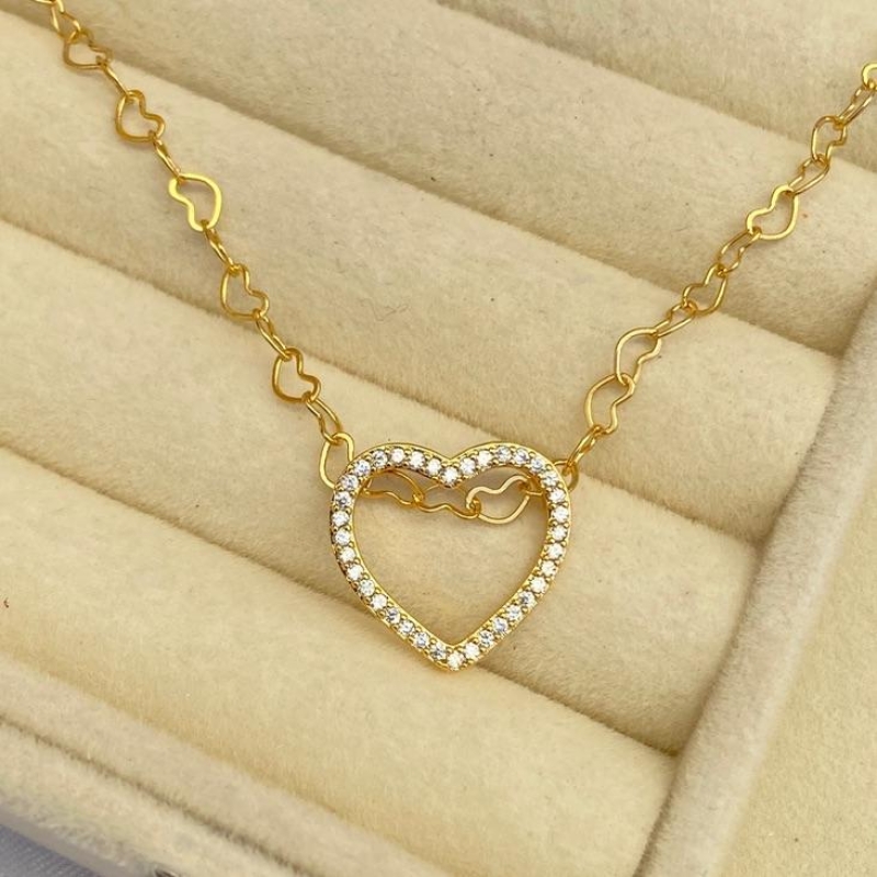 CORRENTE C/ PINGENTE EM OURO - GG062643