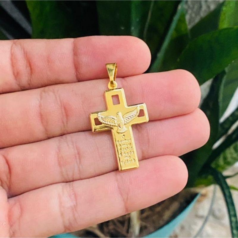 CORRENTE C/ PINGENTE MASCULINO EM OURO - CO062308