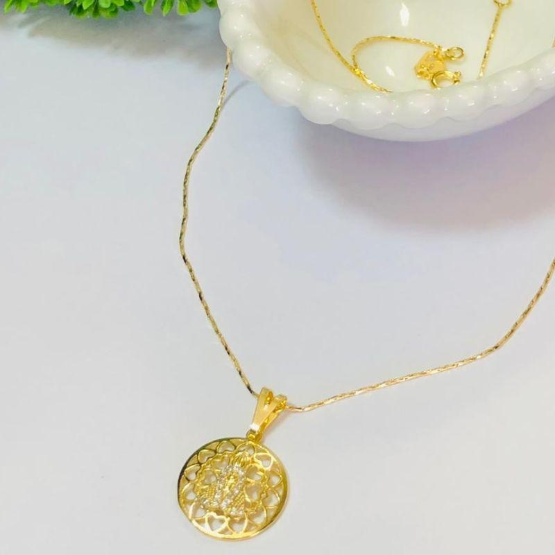 GARGANTILHA EM OURO - GG102512
