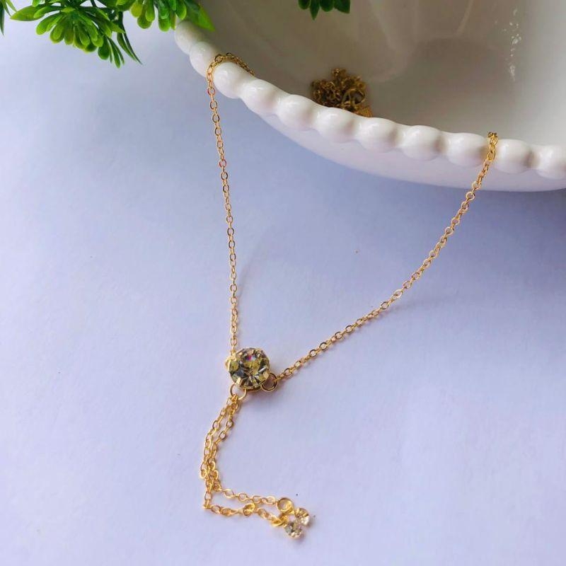 GARGANTILHA PONTO CRISTAL - GG092507
