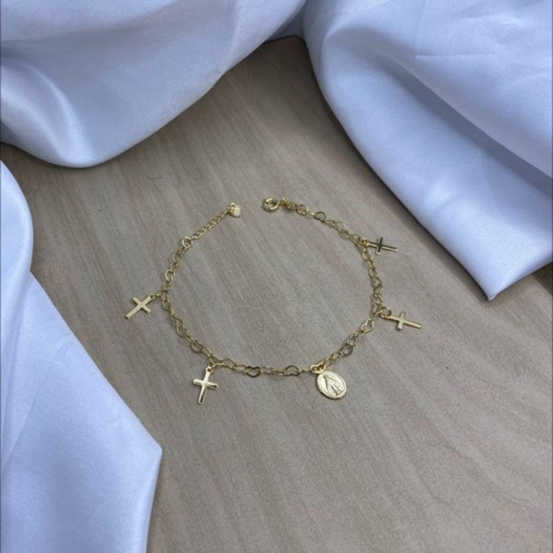 PULSEIRA FEMININA EM OURO - PF092405