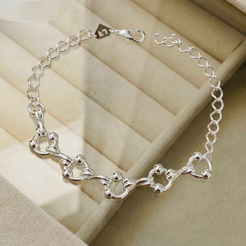 PULSEIRA FEMININA EM PRATA - PF022605