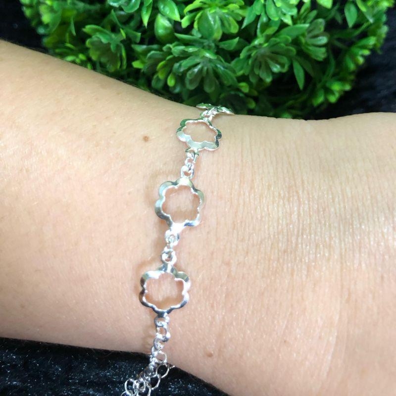 PULSEIRA FEMININA EM PRATA - PF042516