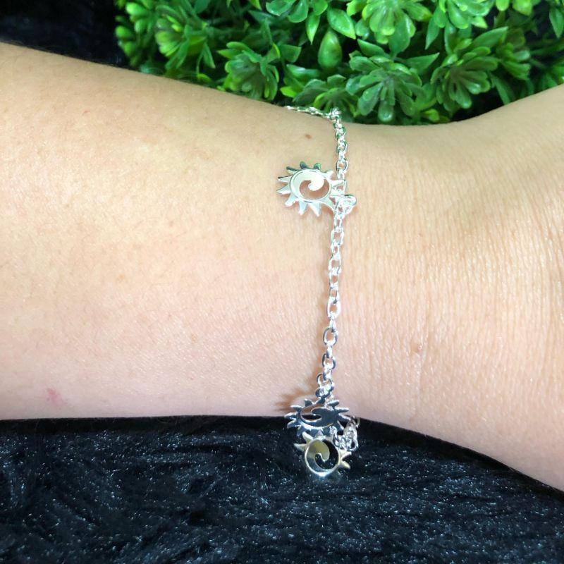 PULSEIRA FEMININA EM PRATA - PF042517