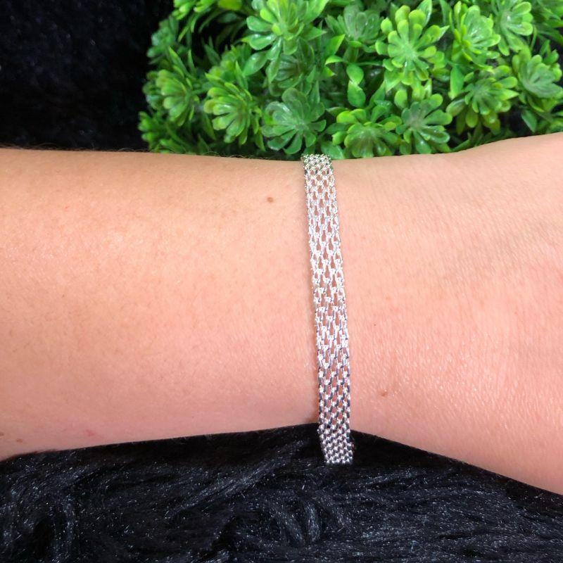 PULSEIRA FEMININA EM PRATA - PF042532