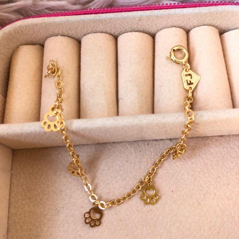 PULSEIRA INFANTIL EM OURO - PT092506