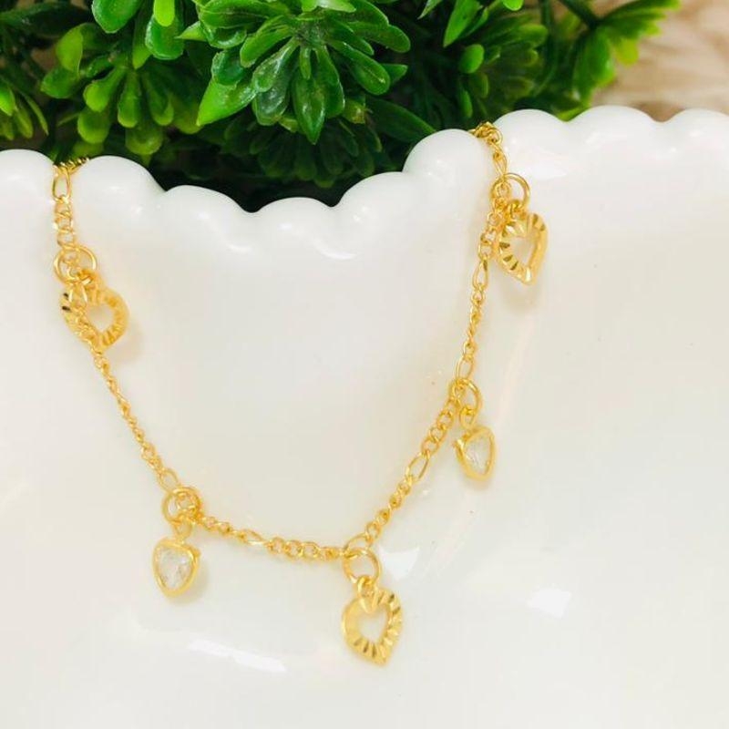 PULSEIRA INFANTIL EM OURO - PT092510