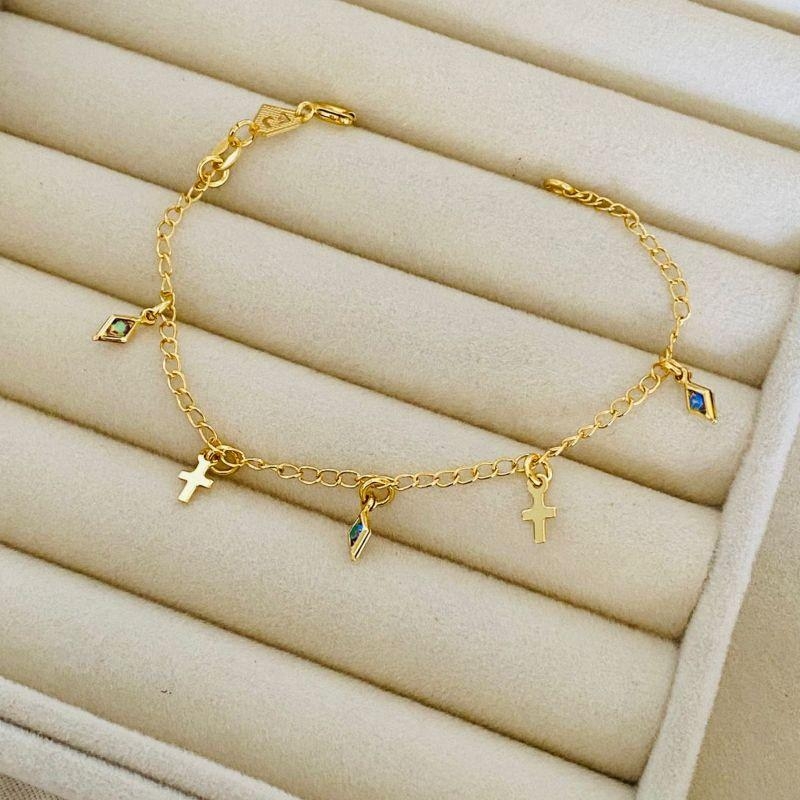 PULSEIRA INFANTIL EM OURO - PT112508