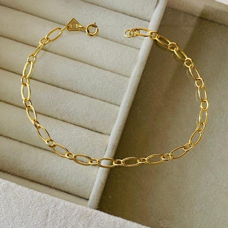 PULSEIRA MASCULINA EM OURO - PM112504