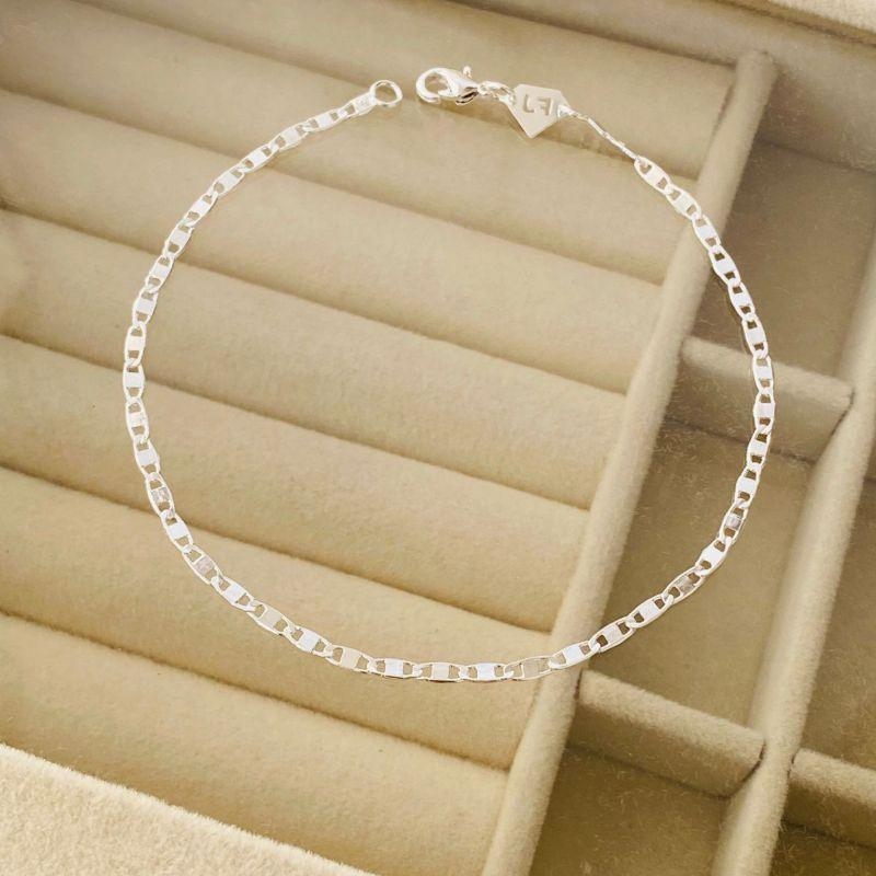 PULSEIRA MASCULINA EM PRATA - PM122501