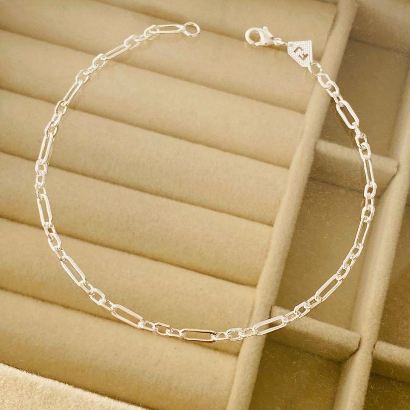 PULSEIRA MASCULINA EM PRATA - PM122502