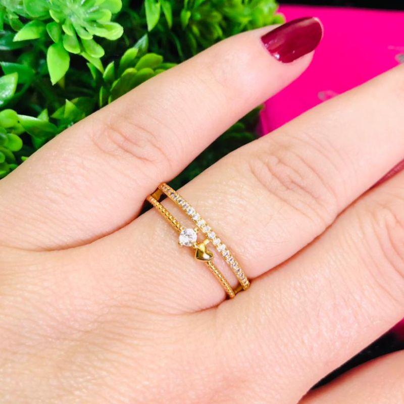 ANEL EM OURO - 20 - AN102519