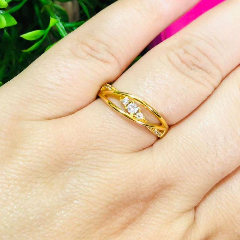 ANEL EM OURO - 20 - AN102520