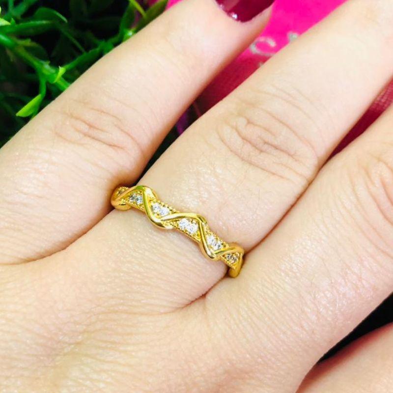 ANEL EM OURO - 24 - AN102523